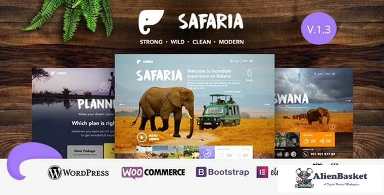 81593  Safaria v1.3 - Safari & Zoo WordPress Theme