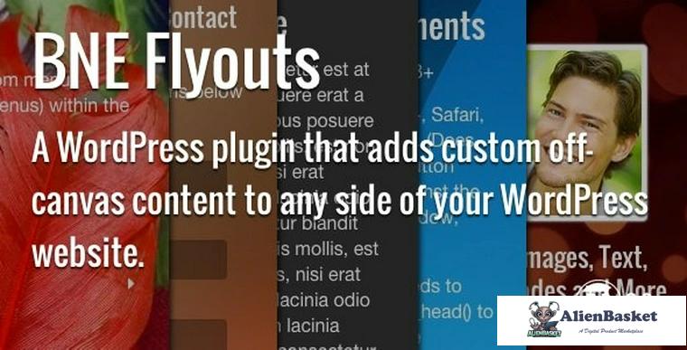 82991  Flyouts v1.4.2 - Off Canvas Custom Content for WordPress