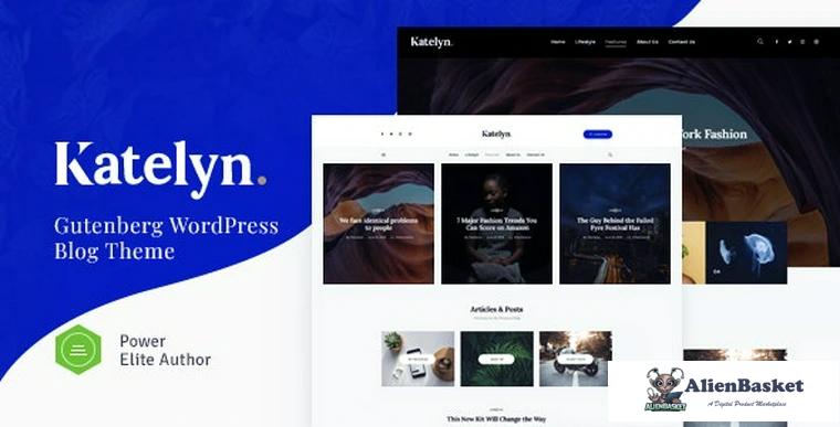 83846  Katelyn v1.0.5 - Creative Gutenberg Blog WordPress Theme