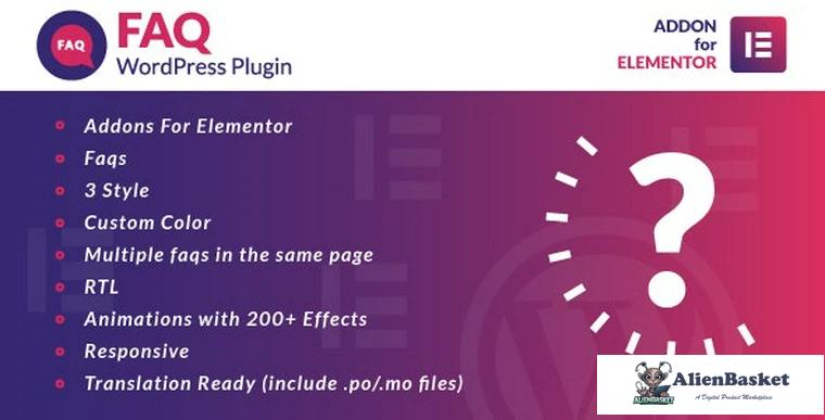 81603  Faq for Elementor v1.0 - WordPress Plugin
