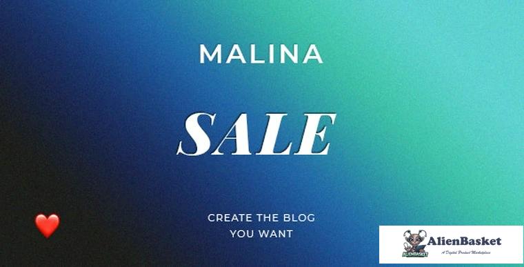 83336  Malina v1.9.0 - Personal WordPress Blog Theme