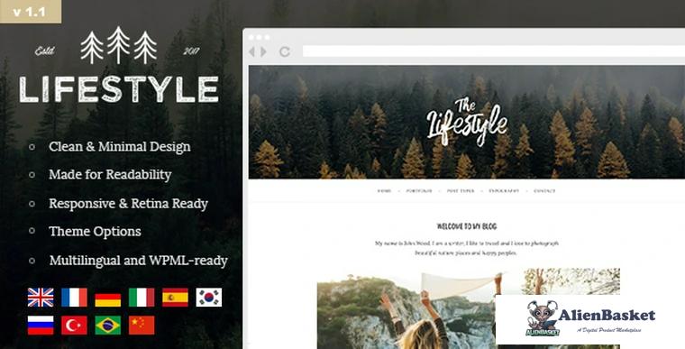 80787  The Lifestyle v1.2.1 - Vintage, Minimal and Simple Theme