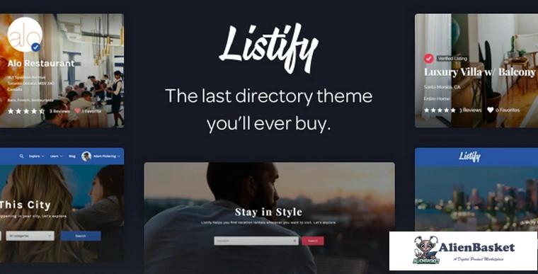 68660  Listify v2.4.7 - Themeforest WordPress Directory Theme