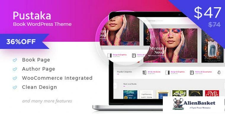 69697  Pustaka v2.9.4 - WooCommerce Theme For Book Store