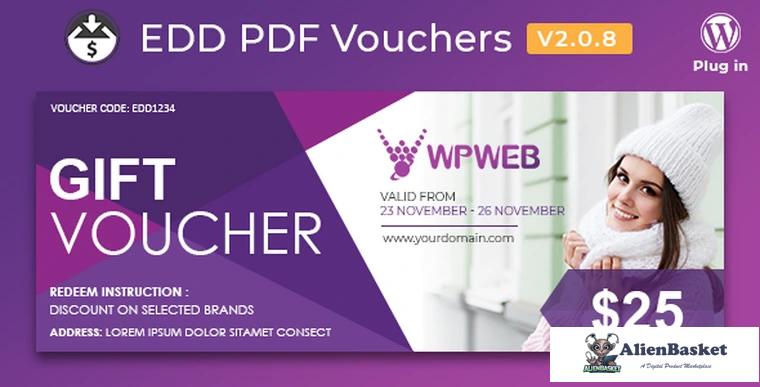 71939  Easy Digital Downloads - PDF Vouchers v2.0.8