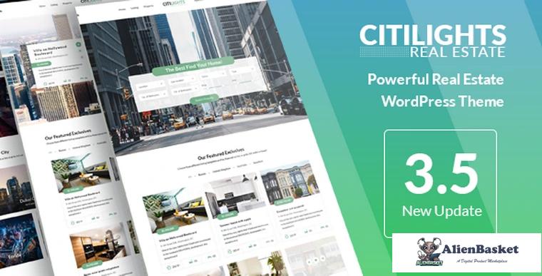 75297  CitiLights v3.5.6 - Real Estate WordPress Theme