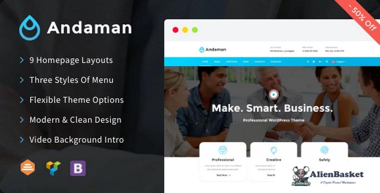 74069  Andaman v1.0.9 - Creative & Business WordPress Theme