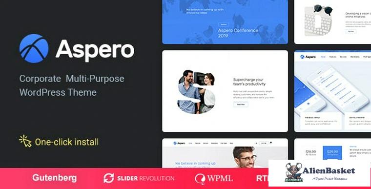 86900  Aspero v1.0.5 - Business WordPress Theme