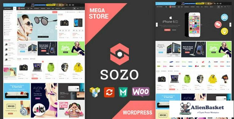 74920  SOZO v1.5 - Full Screen Mega Shop Theme