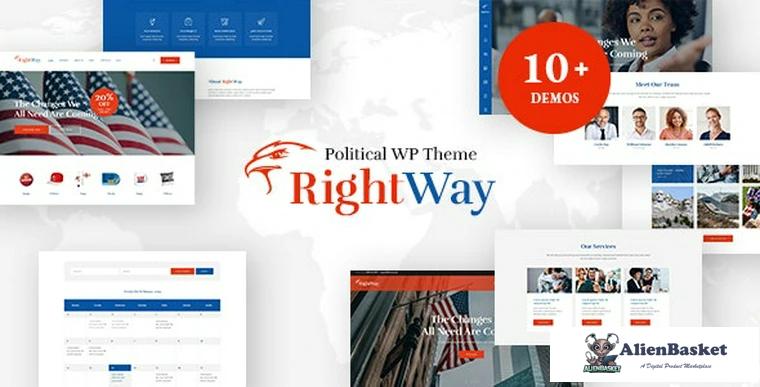 93040  Right Way v4.0.8 - Election Campaign and Political Candidate WordPress Theme