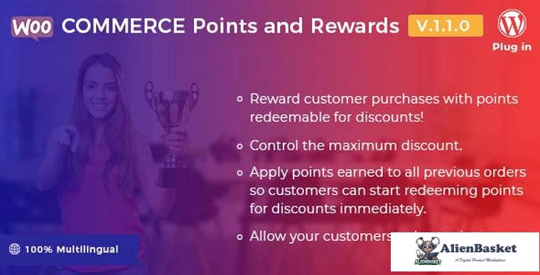 77320  WooCommerce Points and Rewards v1.1.0 - WordPress Plugin