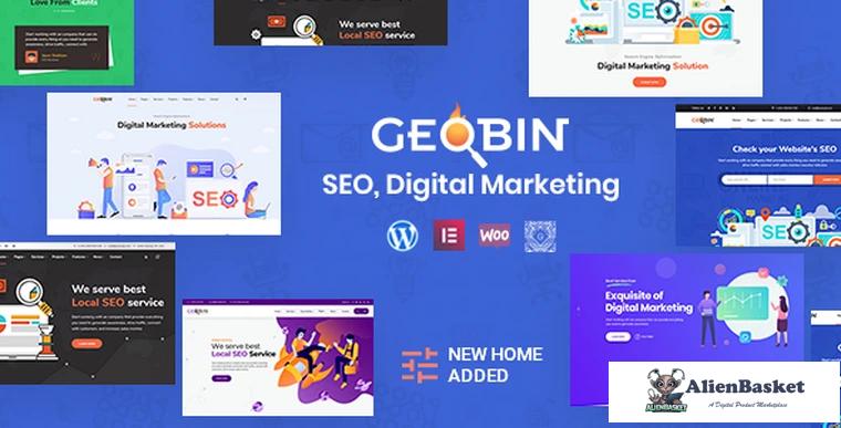 76080  GeoBin v2.2 - Digital Marketing Agency, SEO WordPress Theme