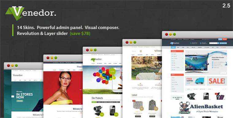 70227  Venedor v2.5.10 - WordPress + WooCommerce Theme