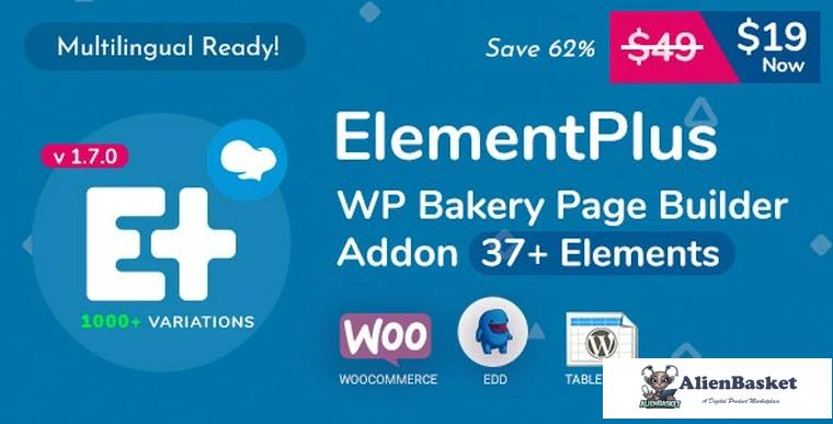 83375  Element Plus v1.7.0 - WPBakery Page Builder Addon