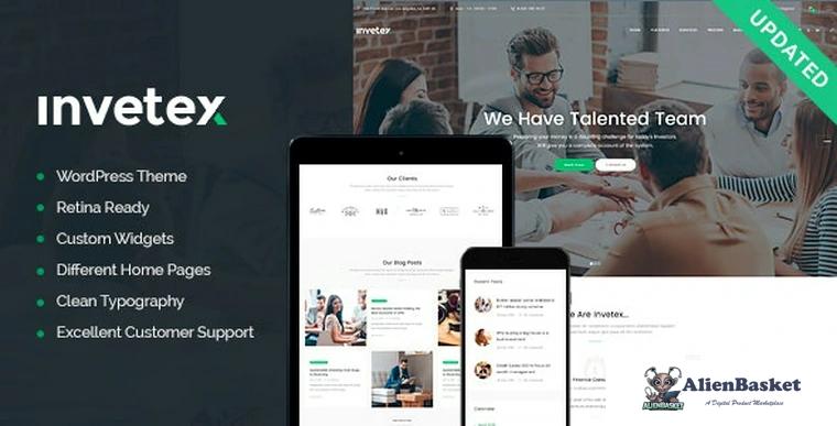 79122  Invetex v1.7.1 - Business Consulting & Investments WordPress Theme + RTL