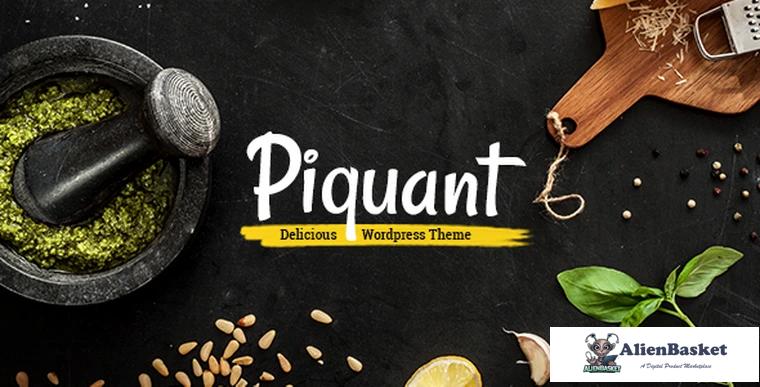 69421  Piquant v1.5 - A Restaurant, Bar and Café Theme