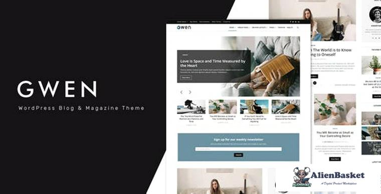 75812  Gwen v1.0 - Creative Personal WordPress Blog Theme