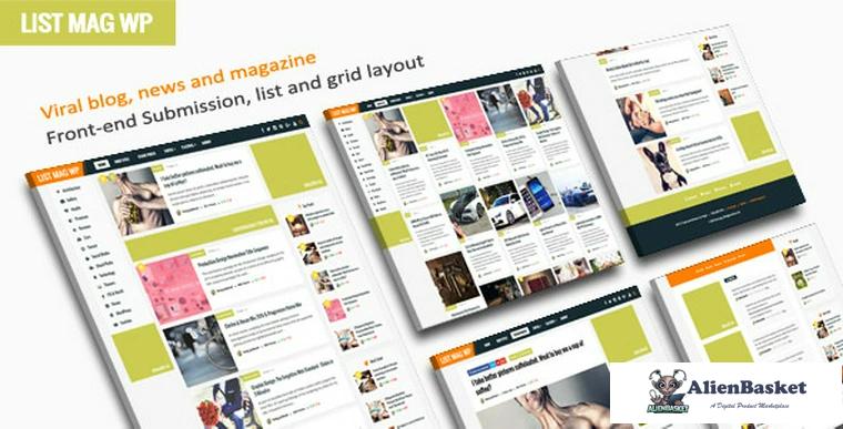 70082  List Mag WP v1.9 - A Responsive WordPress Blog Theme