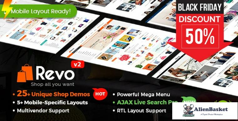 72157  Revo v2.6.0 - Multi-purpose WooCommerce WordPress Theme