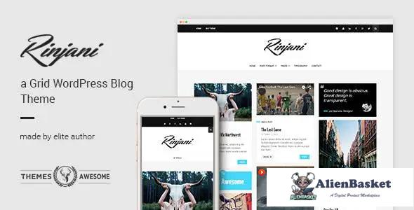 75946  Rinjani v1.6 - A Responsive Grid Blog Theme