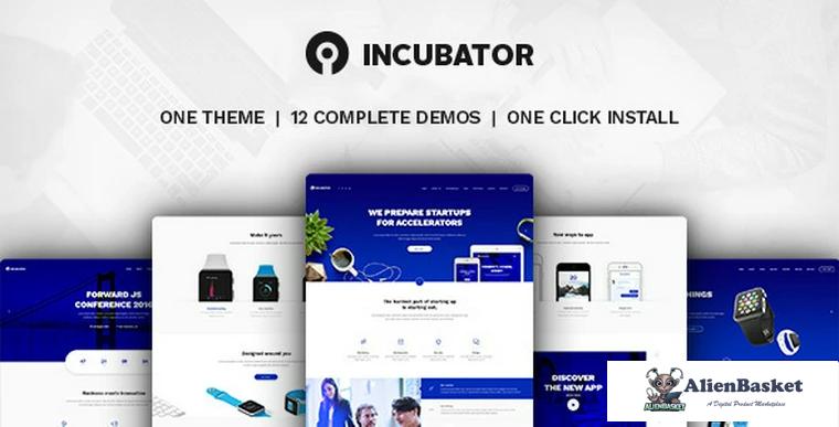 79709  Incubator v1.9.9 - WordPress Startup Business Theme