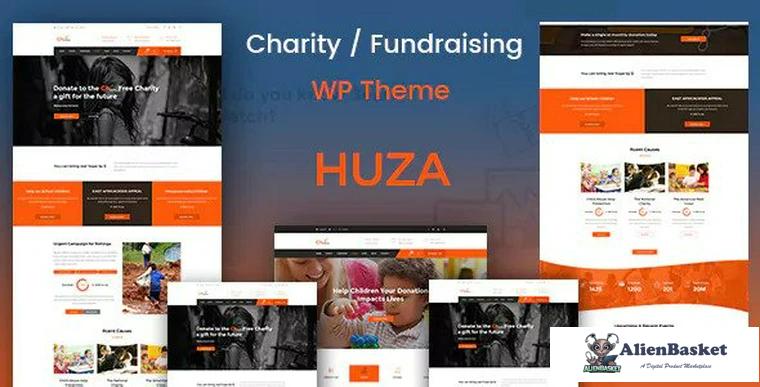 82210  Huza v1.12 - Charity/Fundraising Responsive Theme