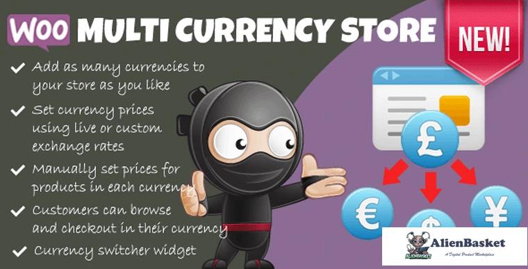 71541  Woocommerce Multi Currency Store v1.9.7