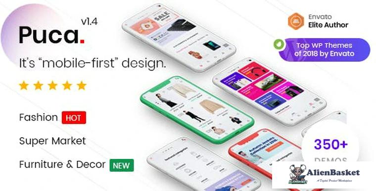 75304  Puca v1.4.5 - Optimized Mobile WooCommerce Theme