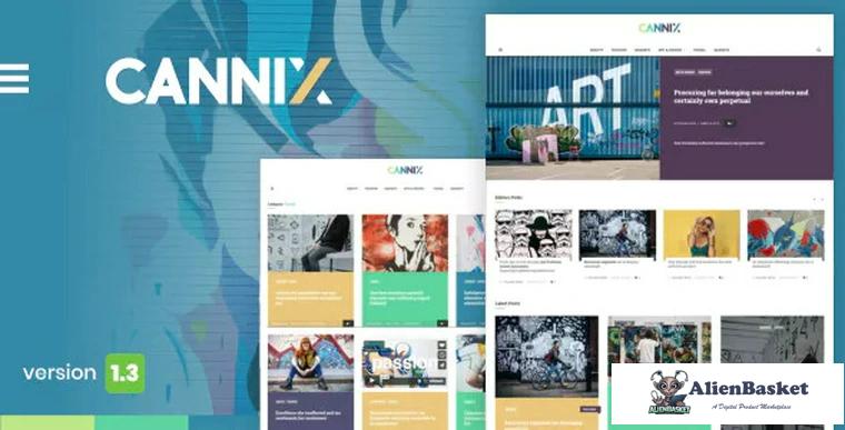 78953  Cannix v1.3.2 - A Vibrant WordPress Theme