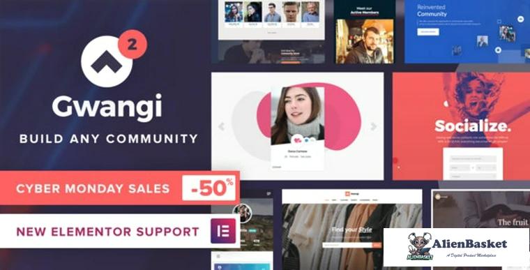 80472  Gwangi v2.0.2 - PRO Multi-Purpose Membership, Social Network & BuddyPress Community Theme