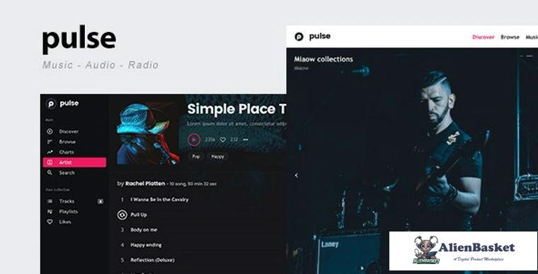 80930  pulse v2.2.1 - Music, Audio, Radio WordPress Theme