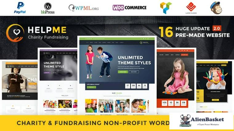 75826  HelpMe v2.8 - Nonprofit Charity WordPress Theme