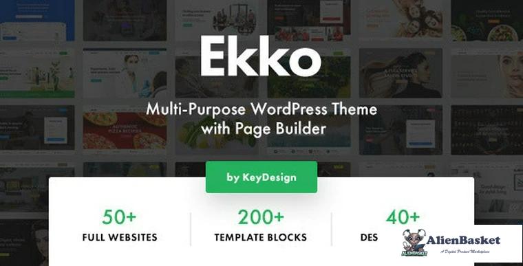 81275  Ekko v1.2 - Multi-Purpose WordPress Theme with Page Builder