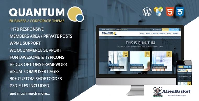 67586  QUANTUM v2.0.6 - Responsive Business WordPress Theme