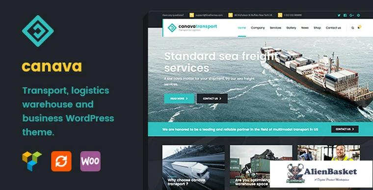 73436  Canava v1.0.1 - Logistics and Business WordPress Theme