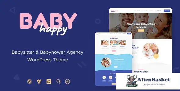 77602  Happy Baby v1.2.2 - Nanny & Babysitting Services WordPress Theme