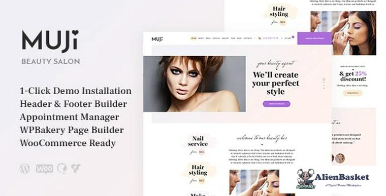 90456  Muji v1.1.3 - Beauty Shop & Spa Salon WordPress Theme