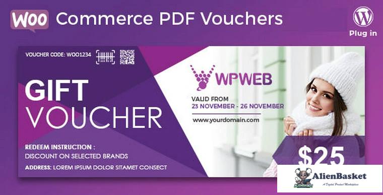 84416  WooCommerce PDF Vouchers v4.1.5 - WordPress Plugin