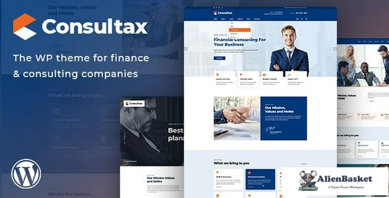 76165  Consultax v1.0.2 - Financial & Consulting WordPress Theme