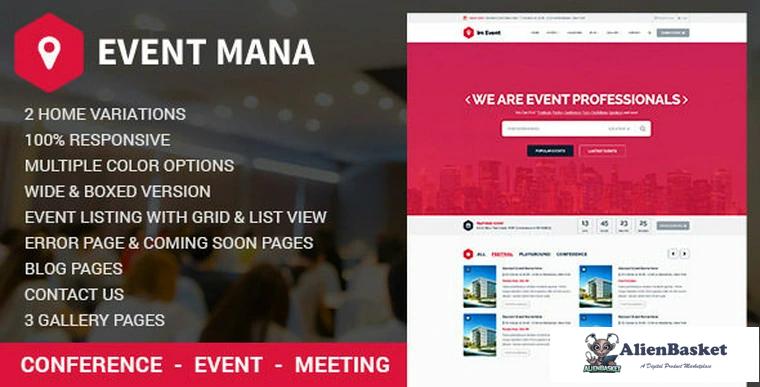 78102  Event Management WordPress Theme v1.8.5