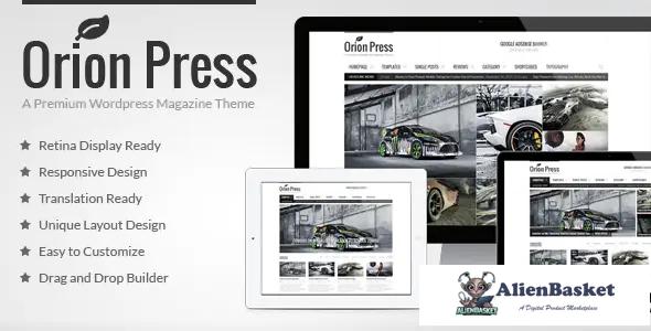 73761  Orion Press v2.9 - Retina and Responsive Magazine Theme