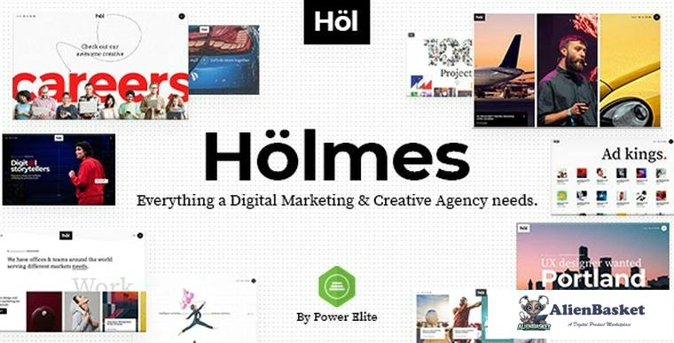 78244  Holmes v1.1.3 - Digital Agency Theme