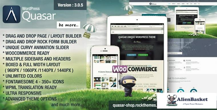 90258  Quasar v4.7 - Wordpress Theme with Animation Builder