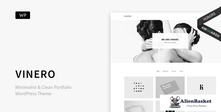 70475  Vinero v3.0 - Very Clean and Minimal Portfolio Theme