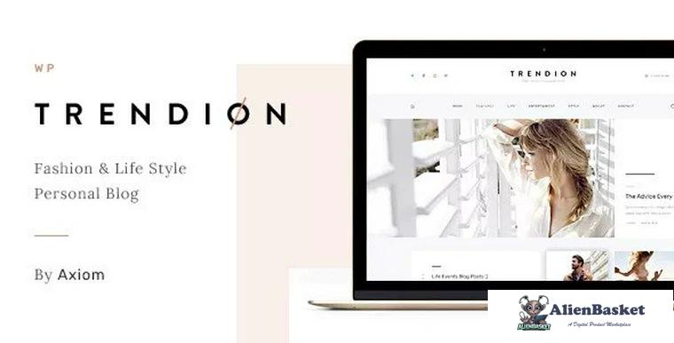 78368  Trendion v1.1.5 - A Personal Lifestyle Blog and Magazine