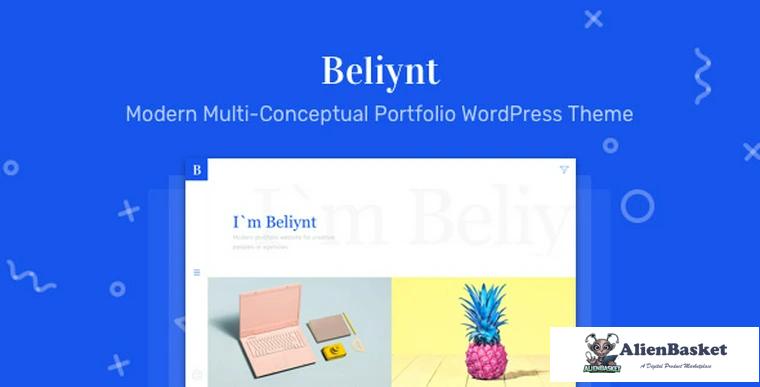 69627  Beliynt v2.1 - Modern Multi-Conceptual Portfolio Theme