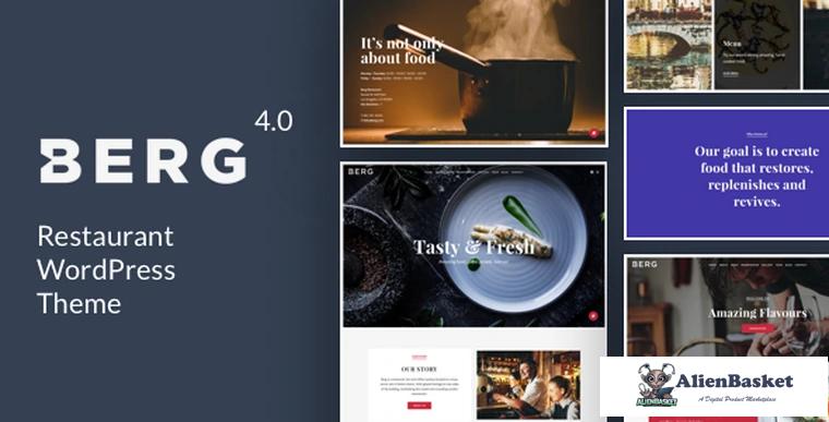 69626  BERG v4.1.2 - Restaurant WordPress Theme