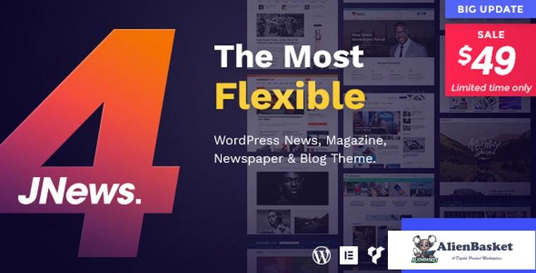 74413  JNews v4.0.2 - WordPress Newspaper Magazine Blog AMP Theme