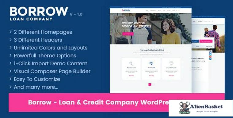 89361  Borrow v1.5.3 - Loan Company Responsive WordPress Theme