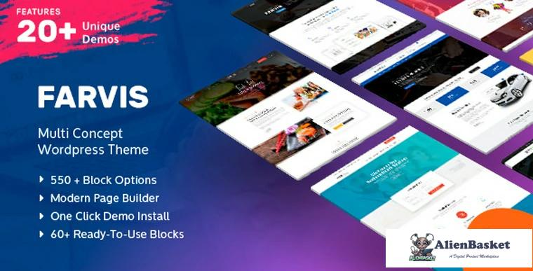 75360  Farvis v1.2.9 - Multipurpose WordPress Theme